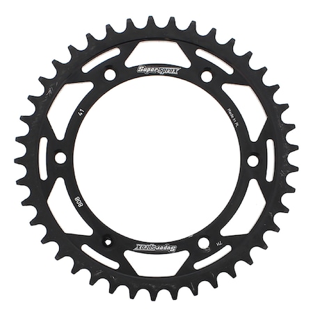 Supersprox Steel Sprocket Black 41T- for Suzuki DR250 90-93 RFE-808-41-BLK